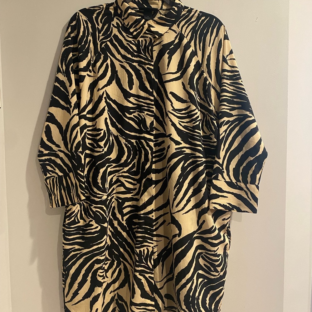 Zebra Print Women's Dress